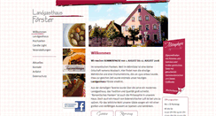 Desktop Screenshot of landgasthaus-foerster.de